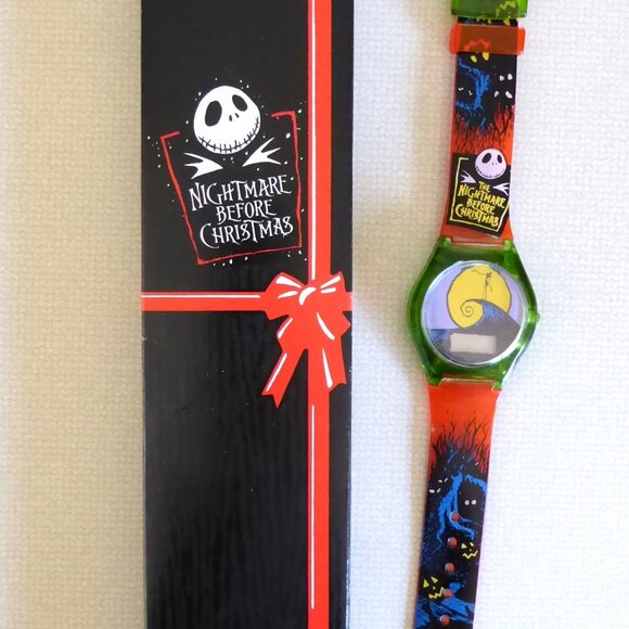 NEW 1994 DISNEY NIGHTMARE BEFORE CHRISTMAS COMPLETE DIGITAL WATCH SET OF 4 - Picture 14 of 14